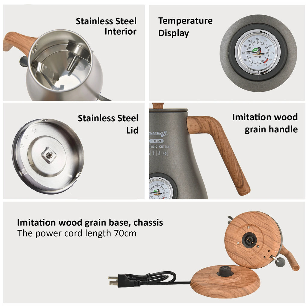 Electric Gooseneck Kettle – 1.0L