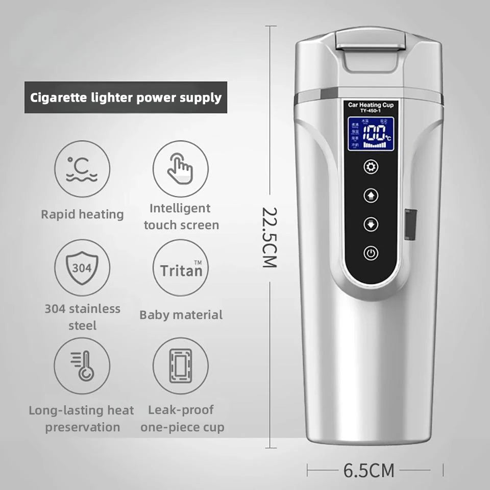 Smart Car Heating Cup – 450ml